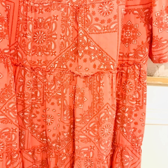 Artisan Italian made viscose dress - Picture 4 of 5